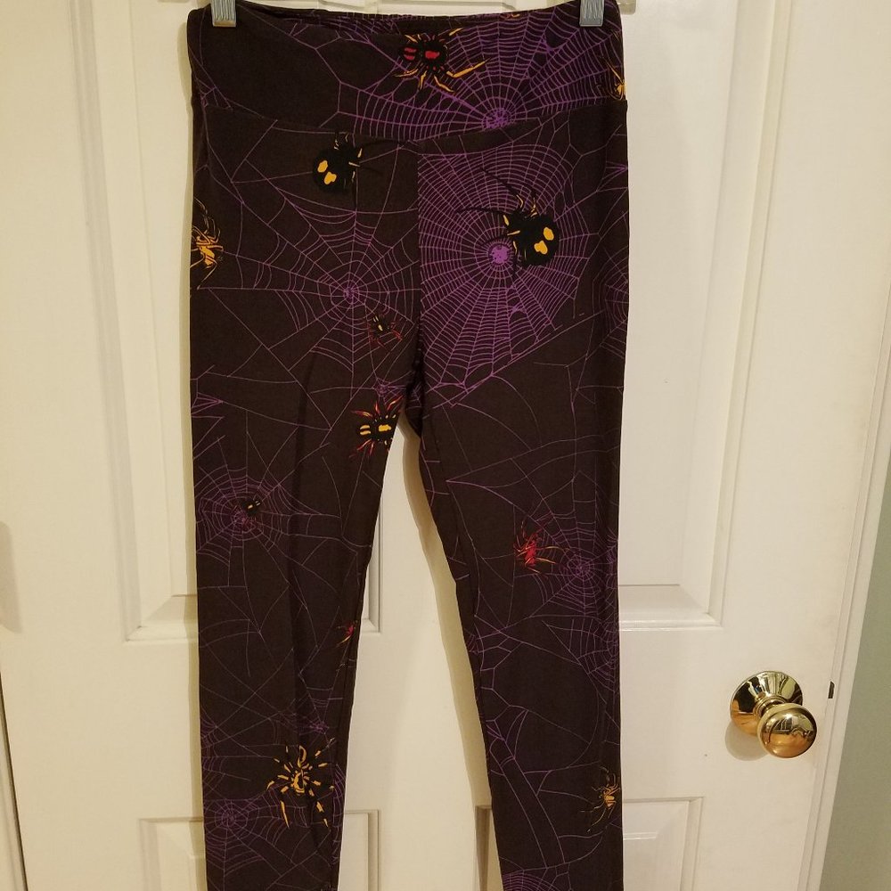 Halloween Spider Web Leggings